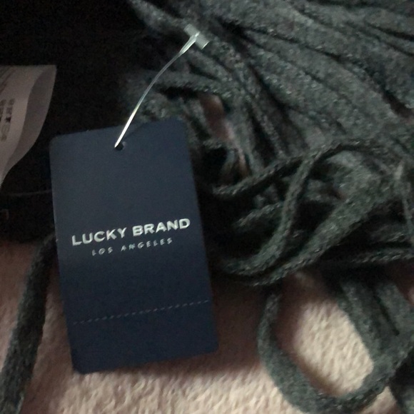 Huge brand new with tags frayed end lucky scarf G - Picture 4 of 6